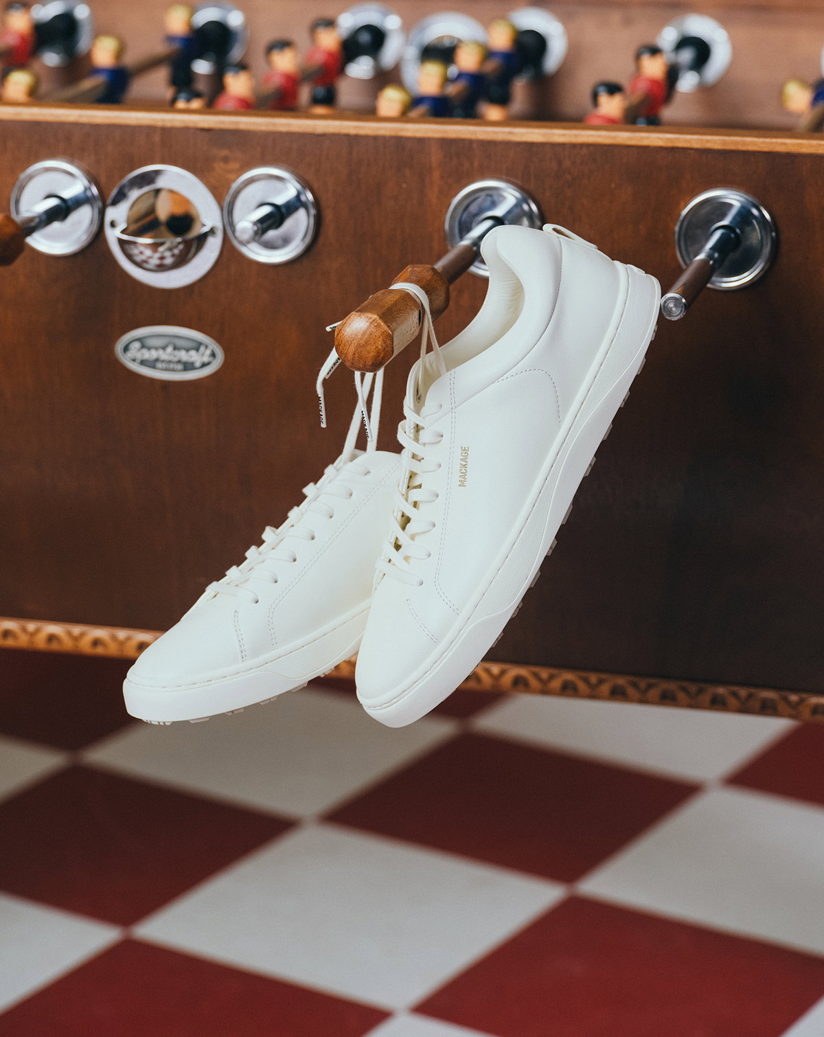 LUKA-01 Unlined Leather Sneakers