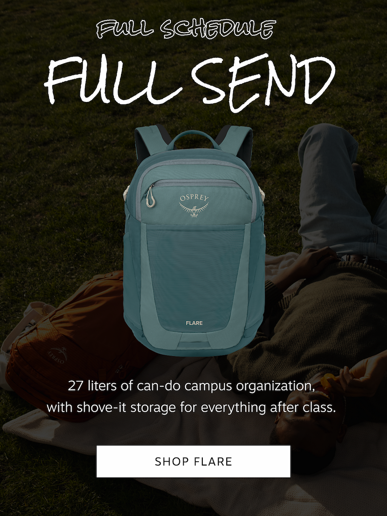 Flare delivers 27 liters of can-do campus organization, with shove-it storage for everything after class | Shop Flare