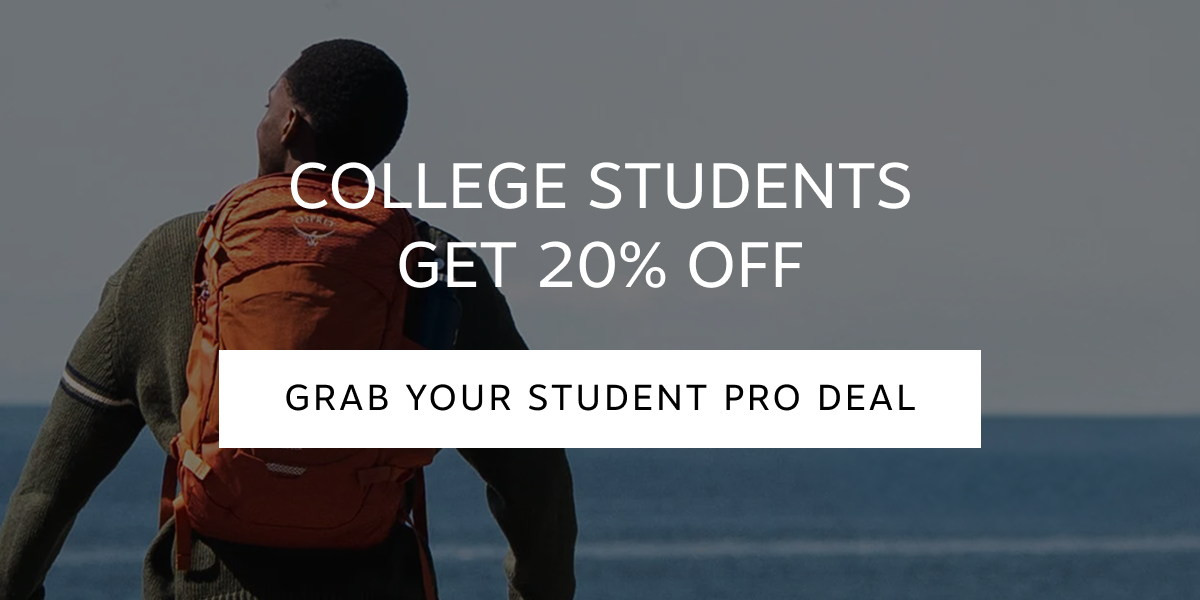 College students get 20% off | Grab Your Student Pro Deal