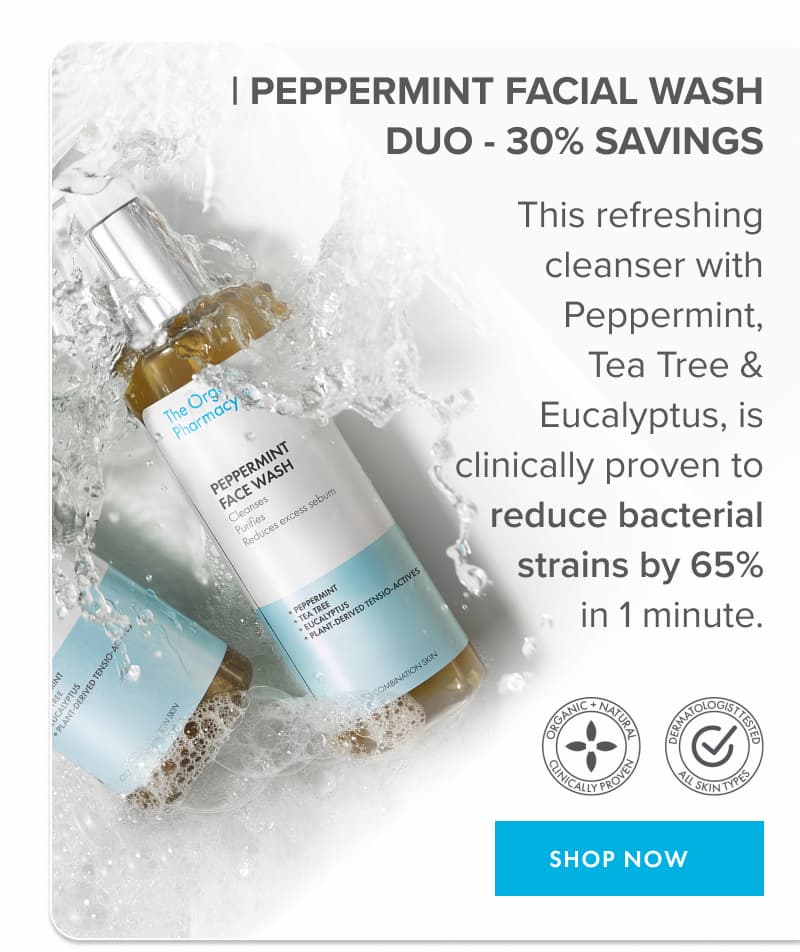 peppermint facial wash