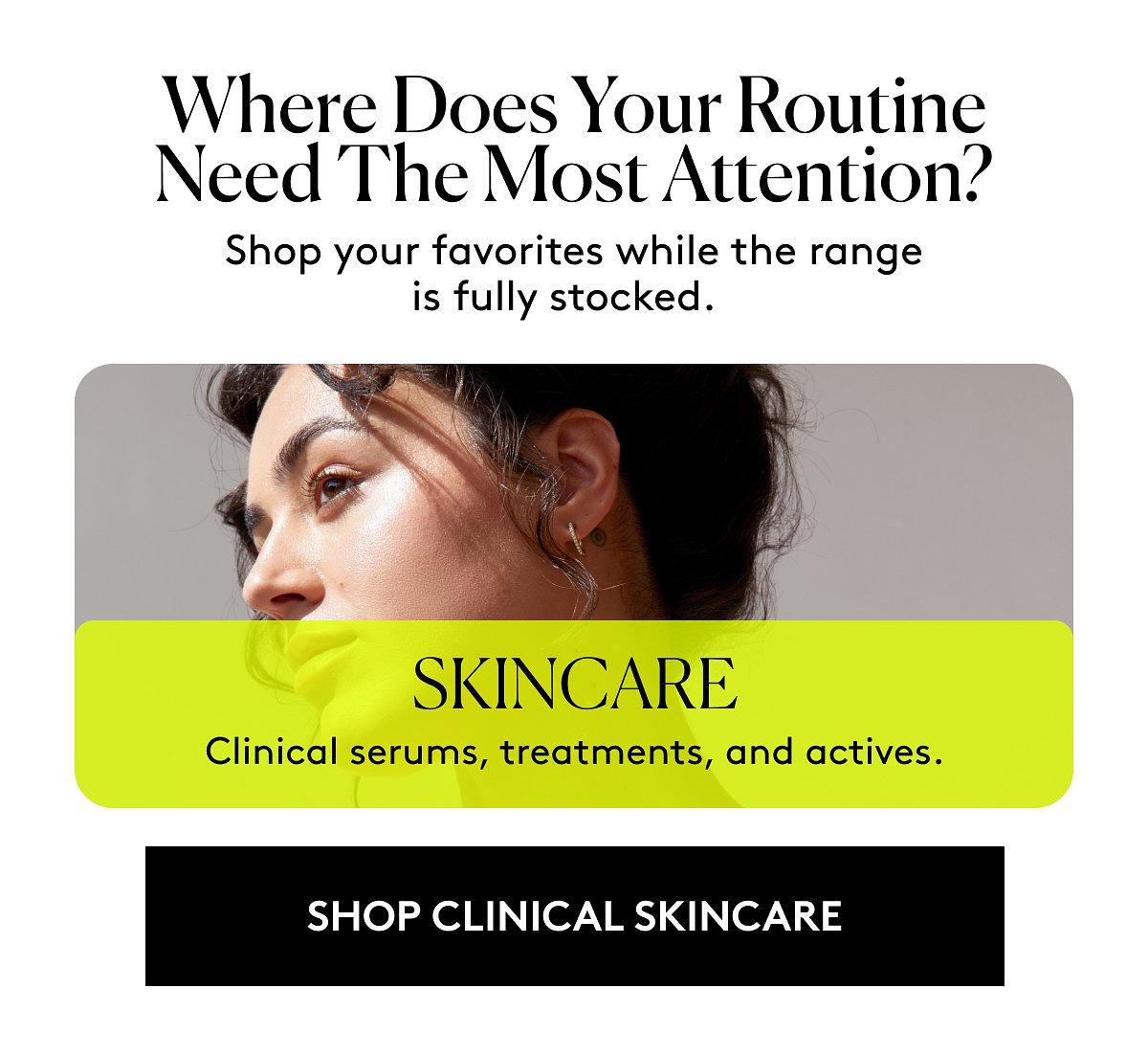 SHOP CLINICAL SKINCARE