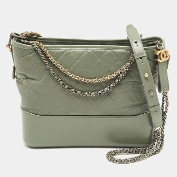 Gabrielle Medium Green Quilted