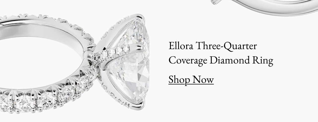 Ellora Three-Quarter Coverage Diamond Ring