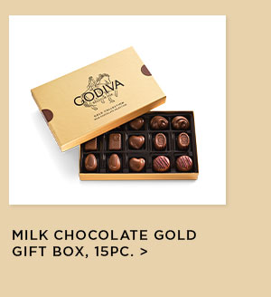 Milk Chocolate Gold Gift Box, 15pc.