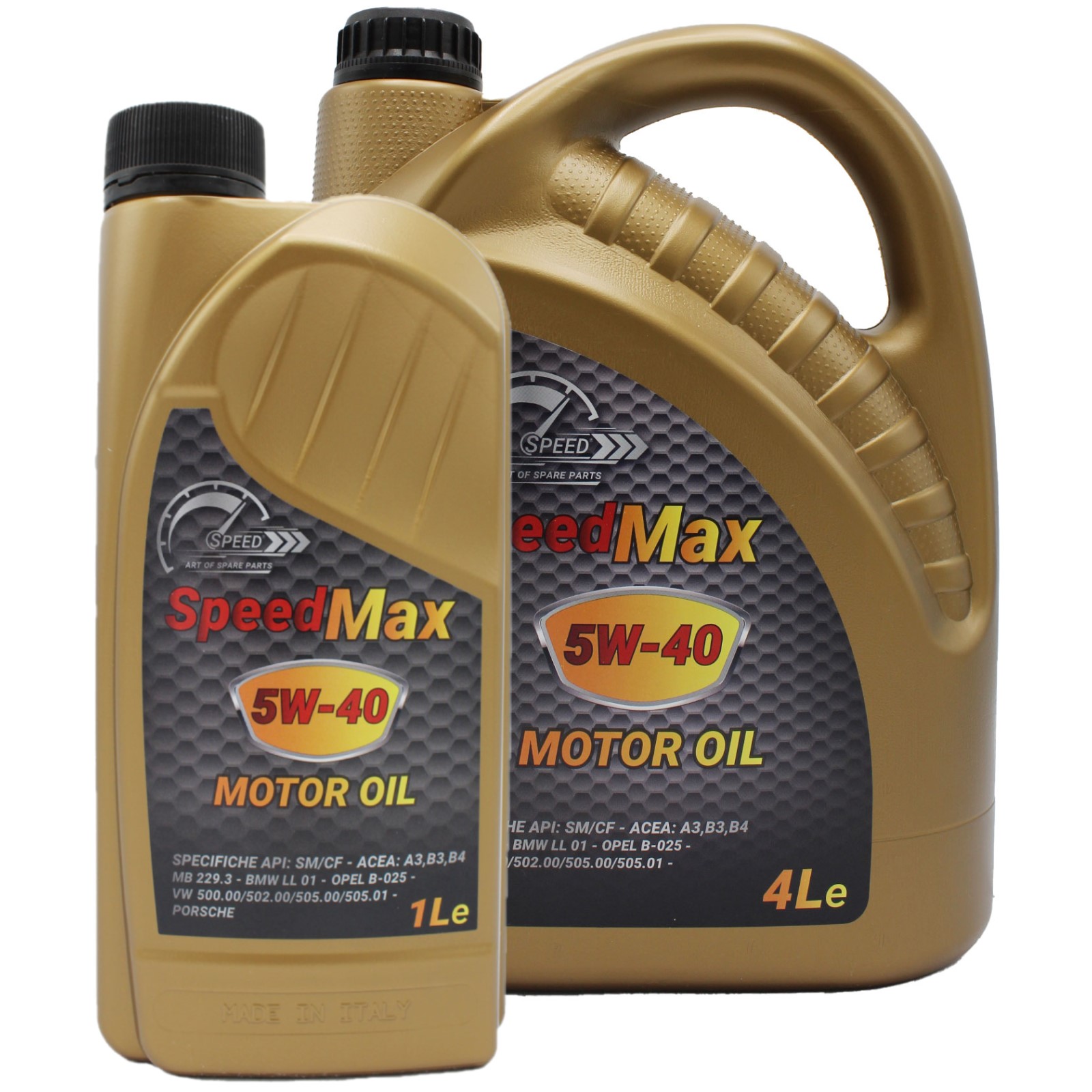 5 Litri Olio Motore Speed Max 5W40 Lubrificante Sintetico Multigrado