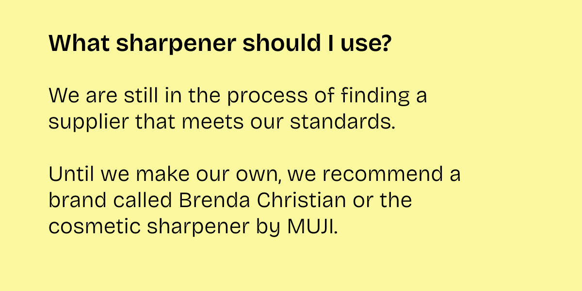What sharpener should I use?