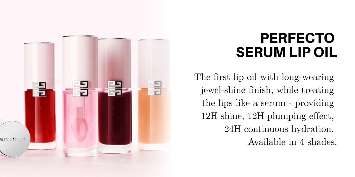 Givenchy Perfecto Serum Lip Oil 7.5ml - N00 Rose Quartz | City Perfume | Shop Now