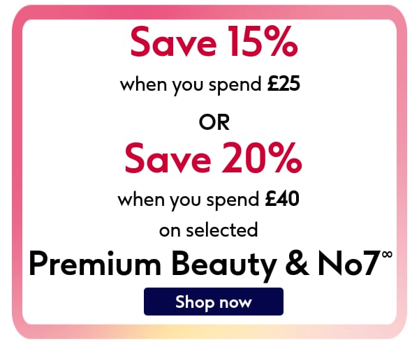 Save on premium beauty & No7!