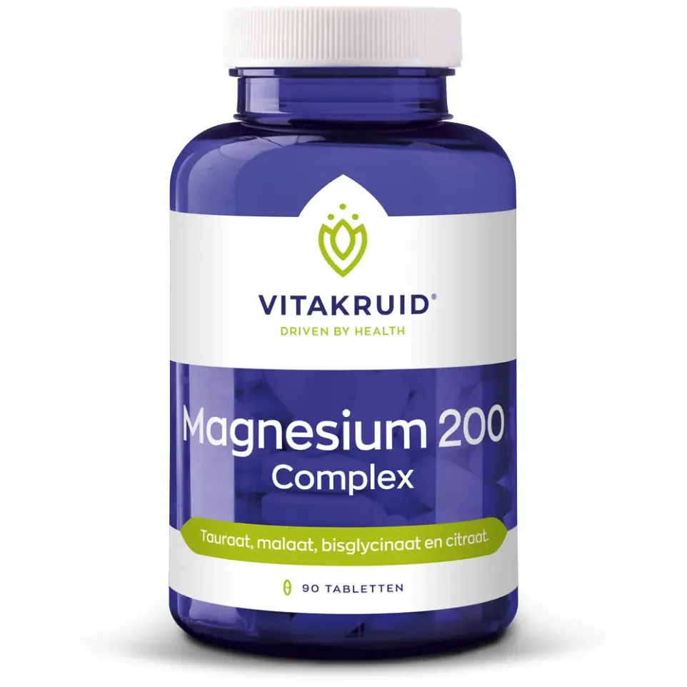 Vitakruid Magnesium 200 Complex, 90 tabletten