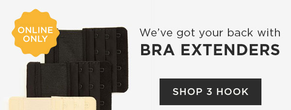 Three Hook Bra Extender Set