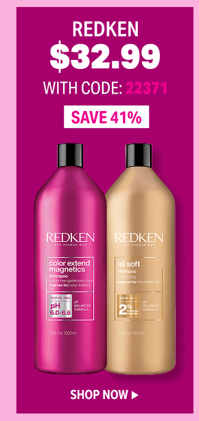 SHOP REDKEN LITERS AT $32.99 WITH CODE 22371