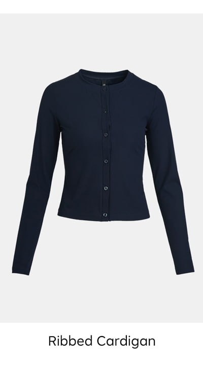 Ribbed Cardigan