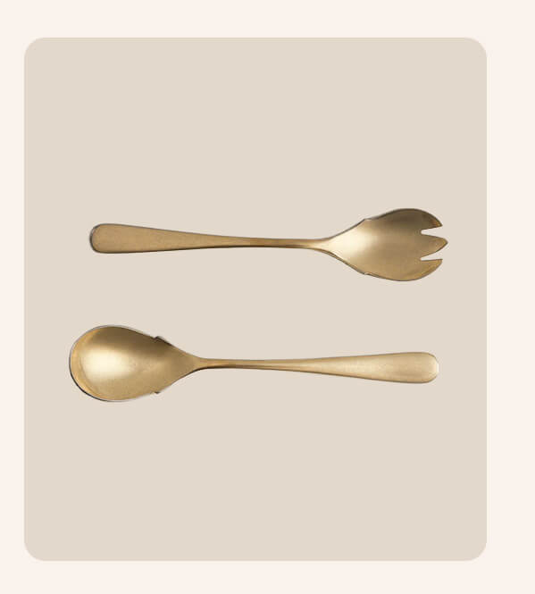 Serving Fork + Spoon