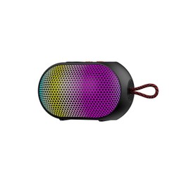 SOUNARC XR3 Mini Portable Bluetooth Speaker – 5W Stereo Sound, Bluetooth 5.3, TWS Pairing, 10H Playtime, LED Lighting, microSD & AUX Compatible