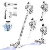 Teendow V08 Pro Cordless Vacuum Cleaner, 25kPa Powerful Suction, 2200mAh Battery