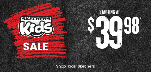 Skechers Kids Sale starting at $39.98