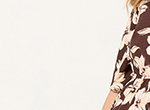Brown Floral Tiered Maxi Dress