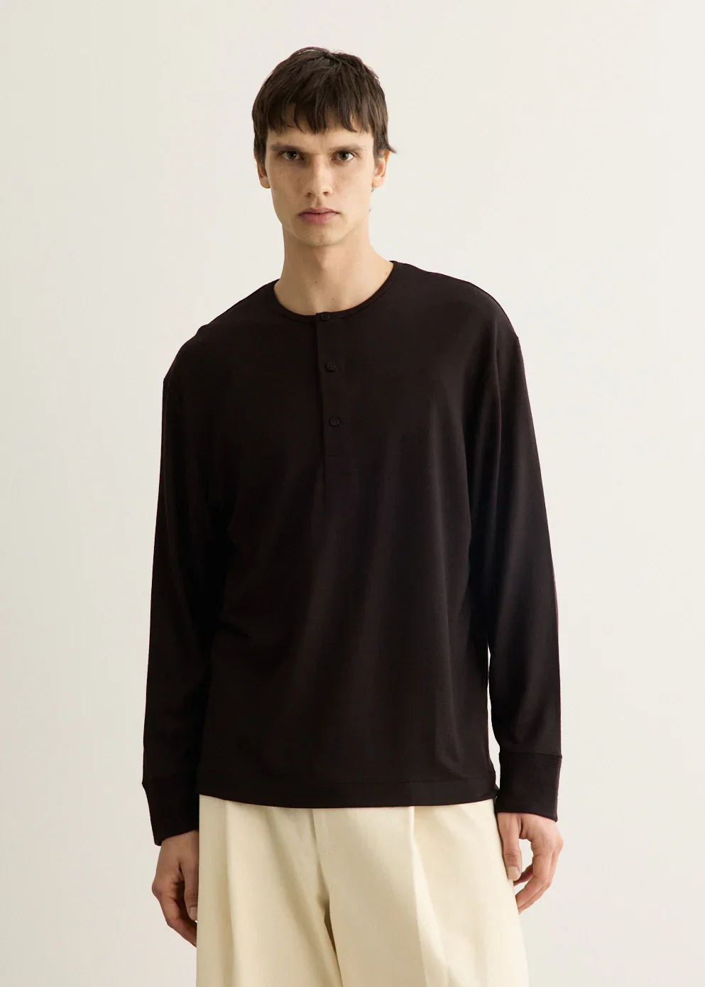 Image of Kyuto Henley Longsleeve T-Shirt