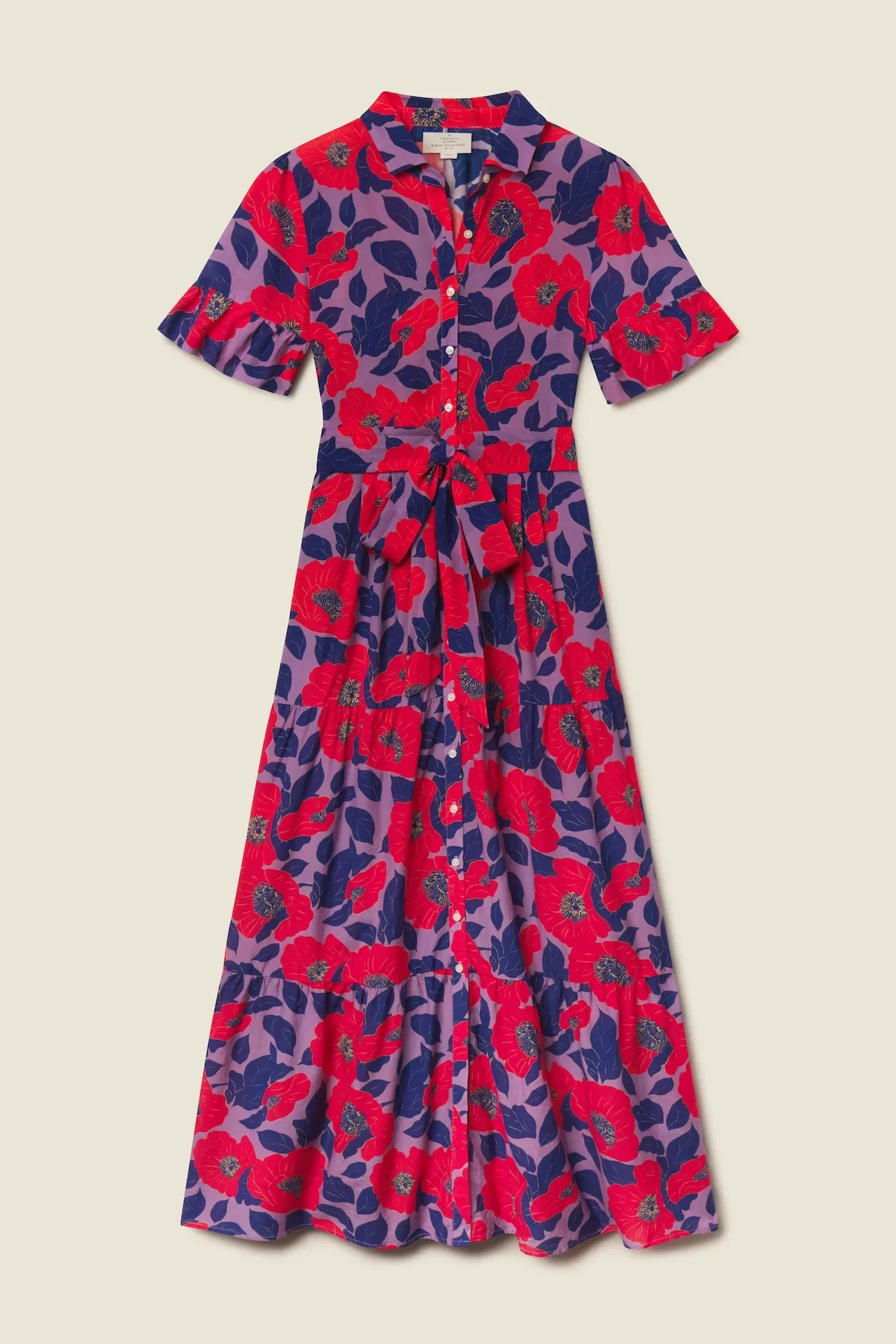 Image of Martine Dress Poincianna Floral