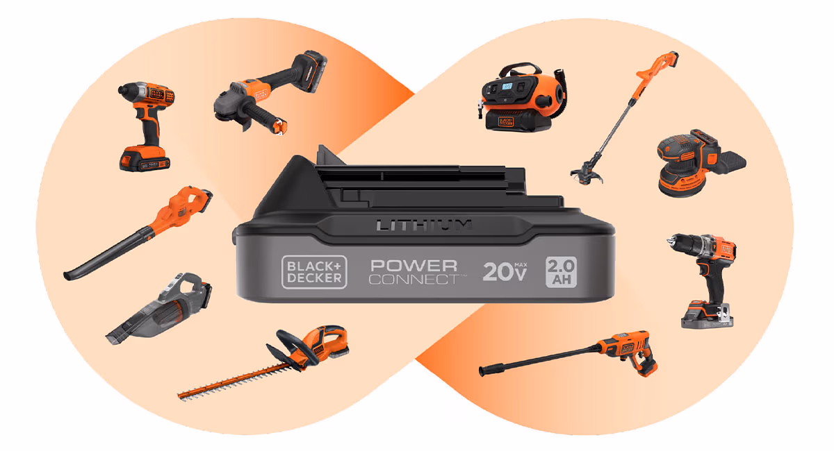 BLACK+DECKER® 20V MAX* POWERCONNECT™