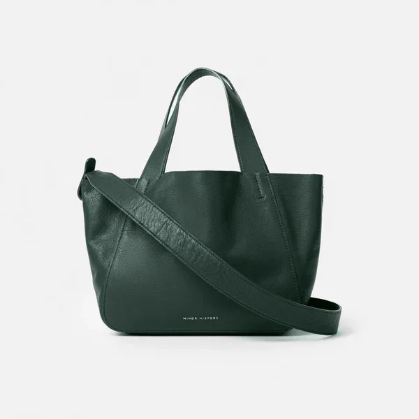 The Little Times Tote in Evergreen
