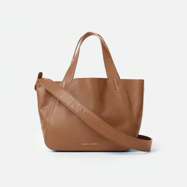 The Little Times Tote in Saddle