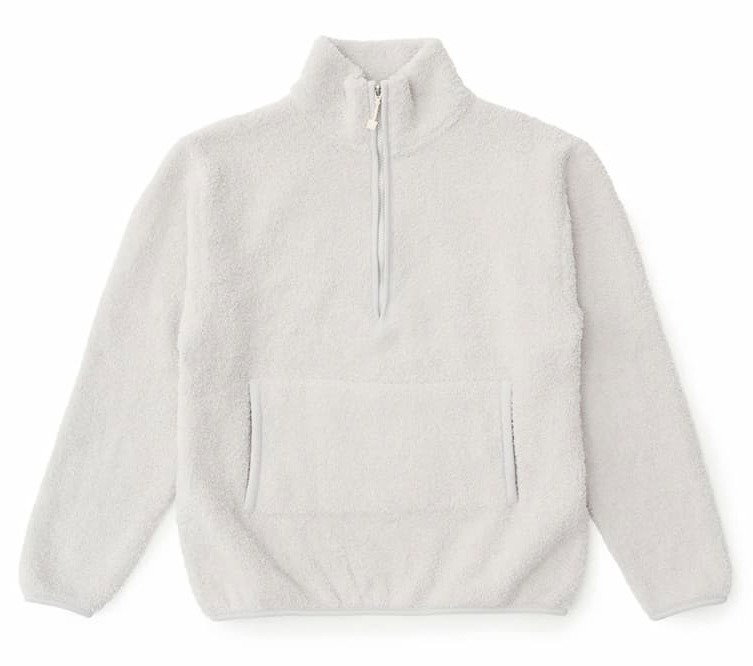 Link to Unisex Half Zip in Soapstone 