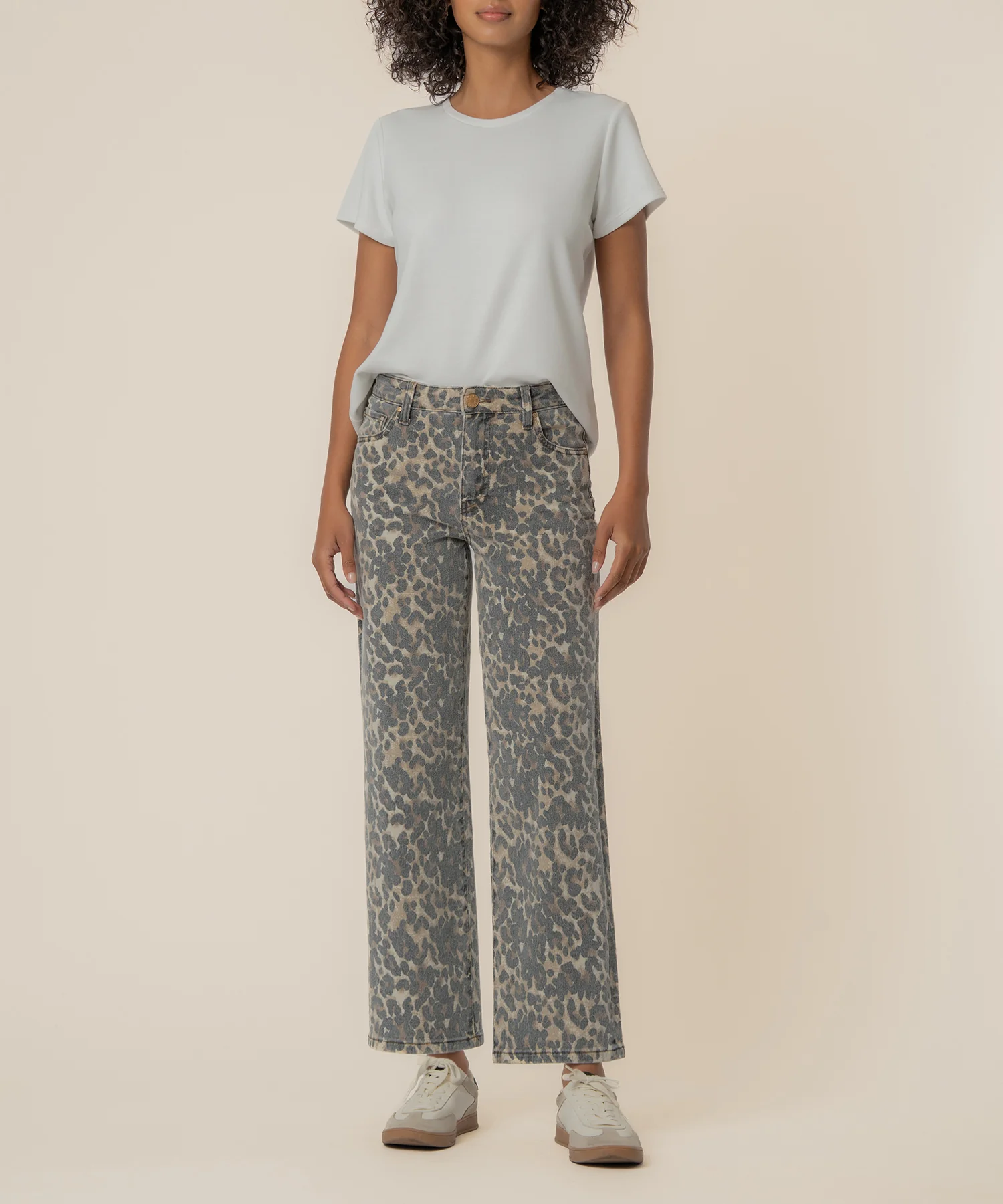 Image of Charlotte High Rise Wide Leg, Exclusive in Tan/Brown