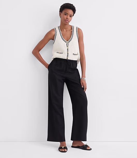 Sawyer Pull On Pants in Linen Blend