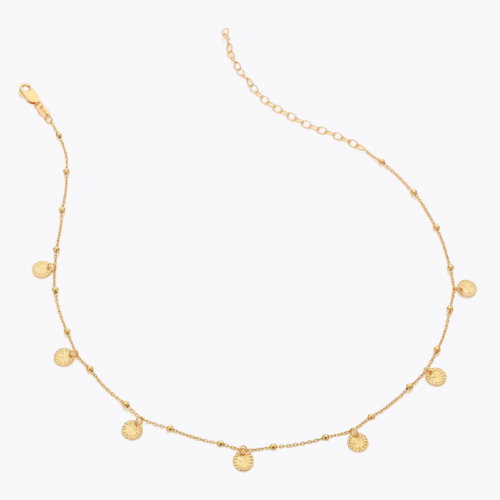 Hot Diamonds X Golden Edit 18ct Gold Plated Droplet Chain