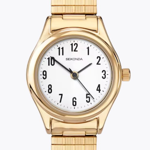 Sekonda Evans Women's Gold Tone Expander Bracelet Watch