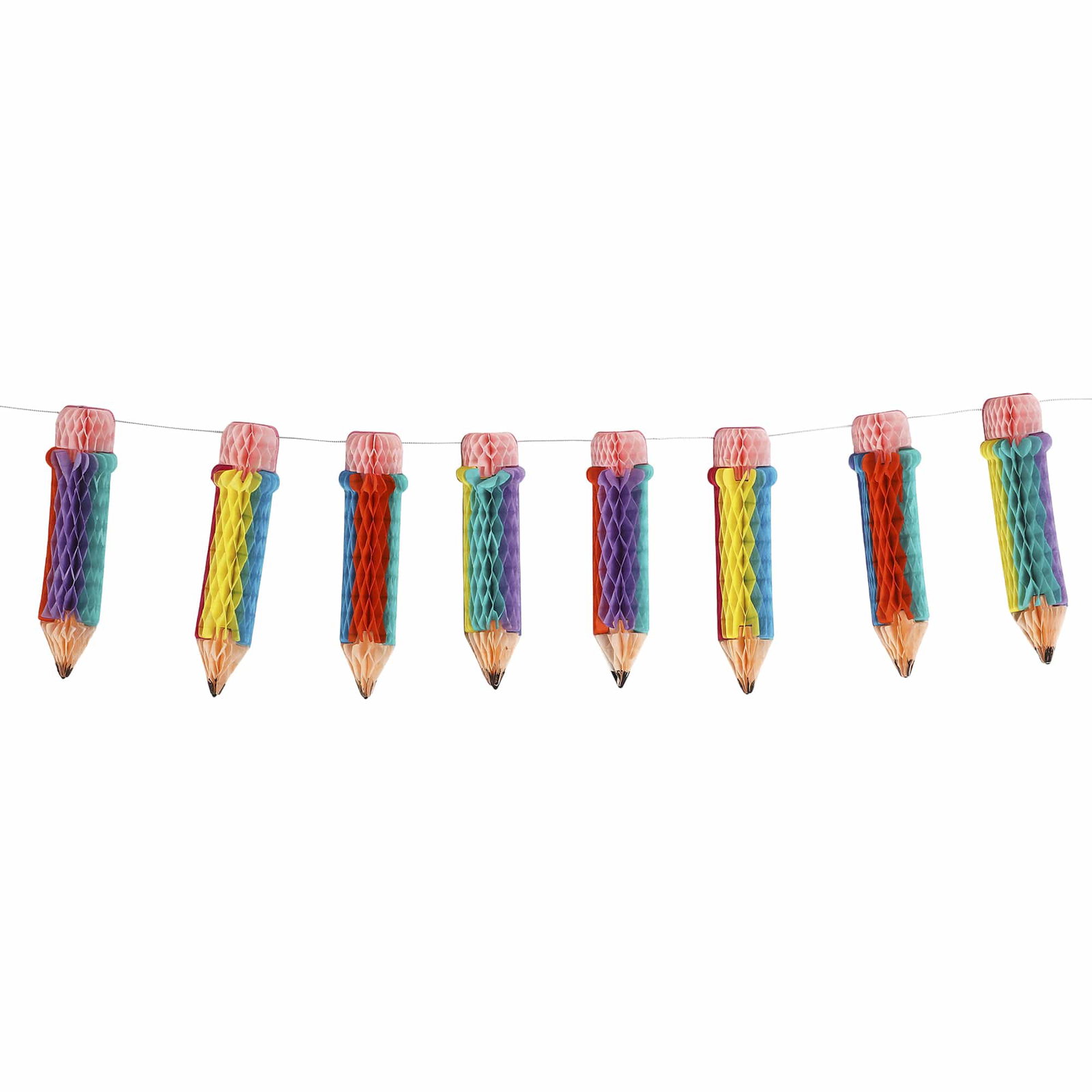 Image of Honeycomb Pencil Garland (Party Banner)
