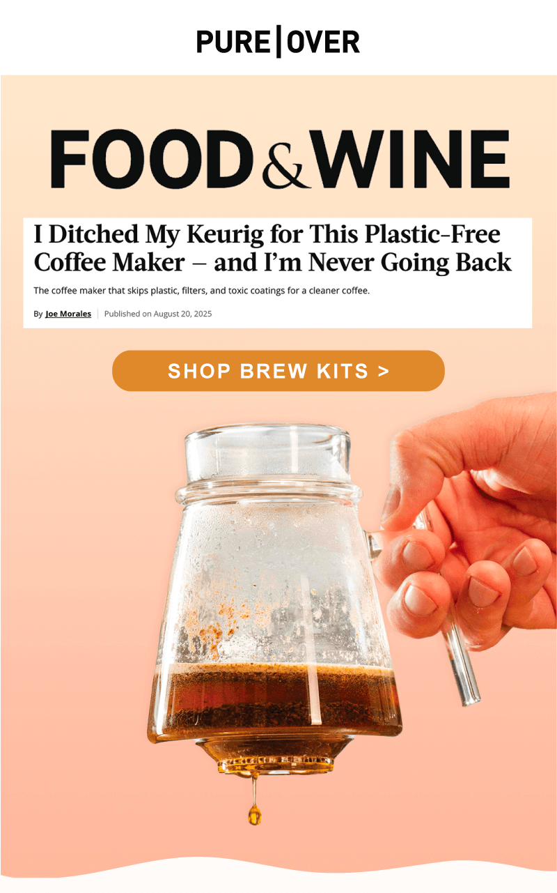 ditch your keurig for pure over