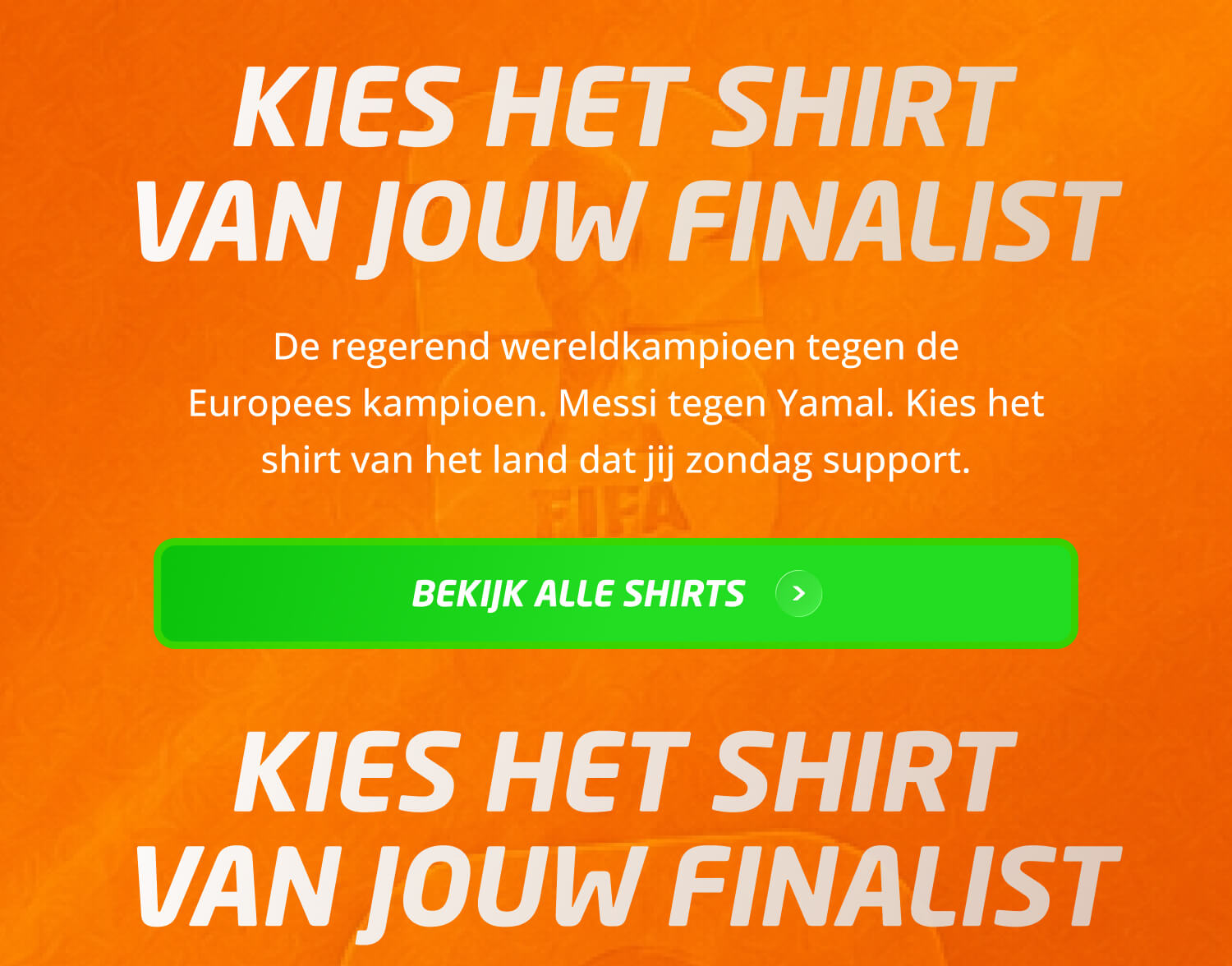 Kies het shirt van jouw finalist