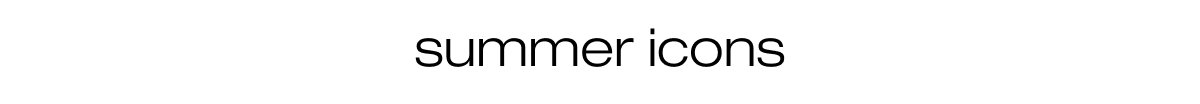 summer icons