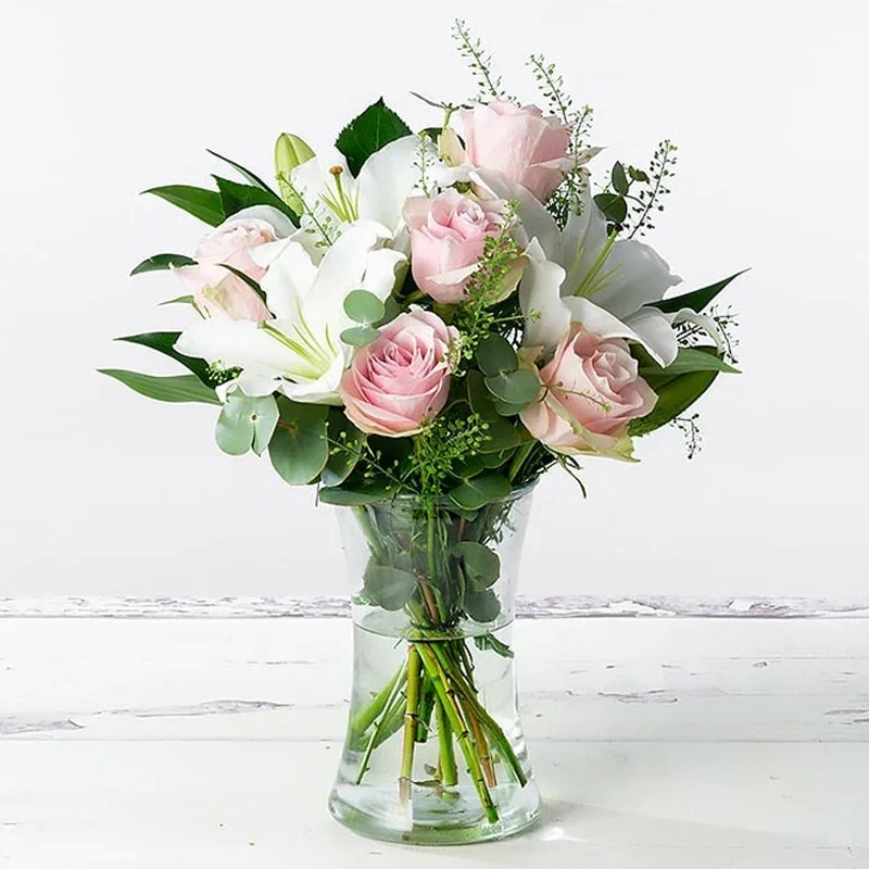 Image of Simply Pink Rose & Lily