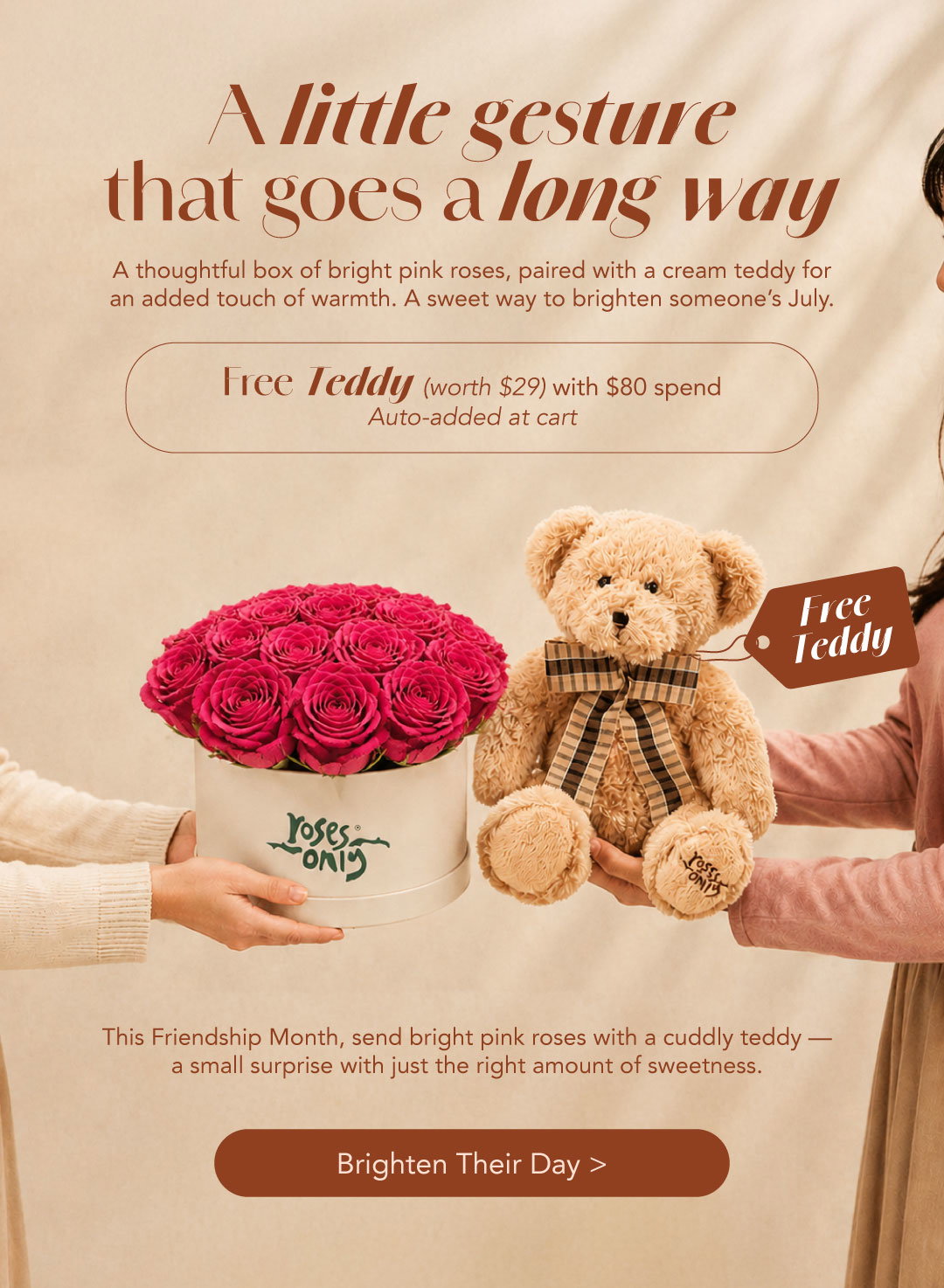 Roses Only Singapore | Friendship Month