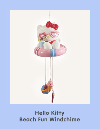 Hello Kitty Beach Fun Ceramic Wind Chime