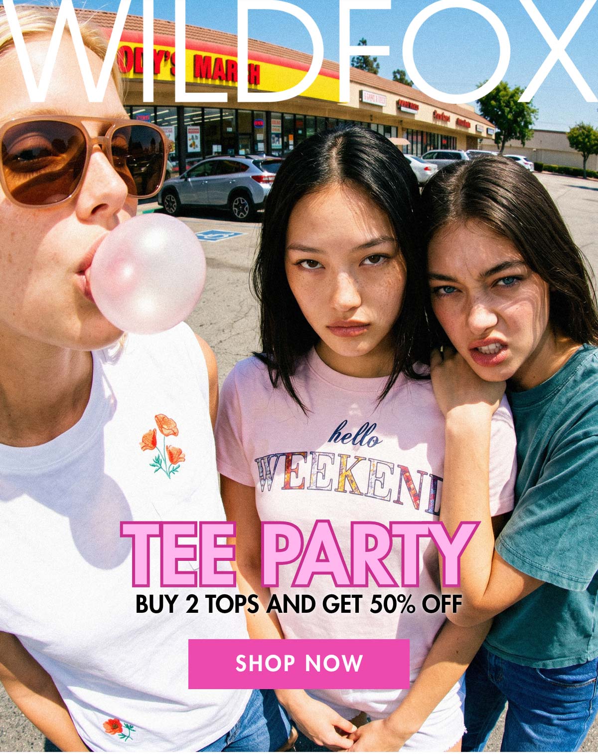 Buy 2 Tops Get 50% OFF