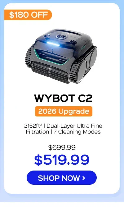(2026 Upgrade) WYBOT C2 Cordless Robotic Pool Cleaner