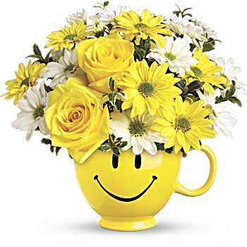 Teleflora's Be Happy® Bouquet with Roses