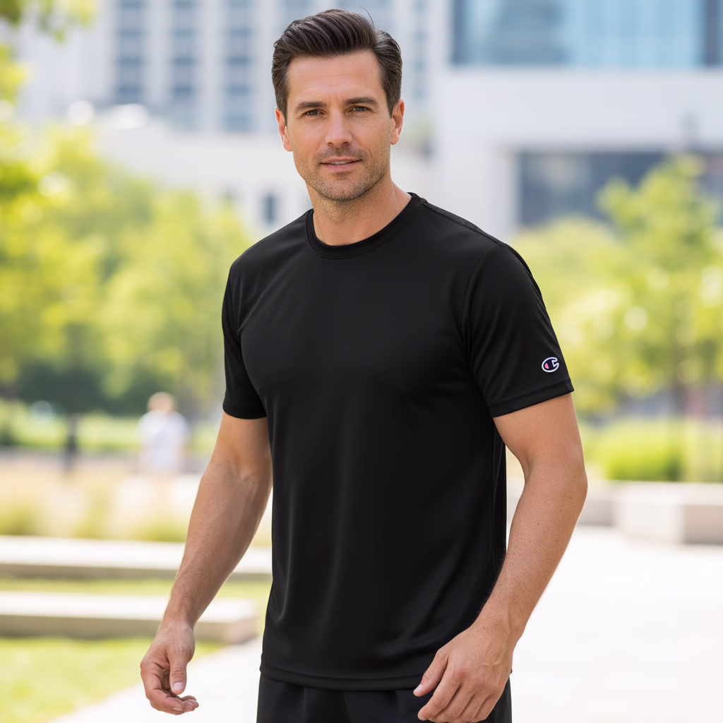 Image of CHAMPION 2657TU - Adult Double Dry S/S Tee