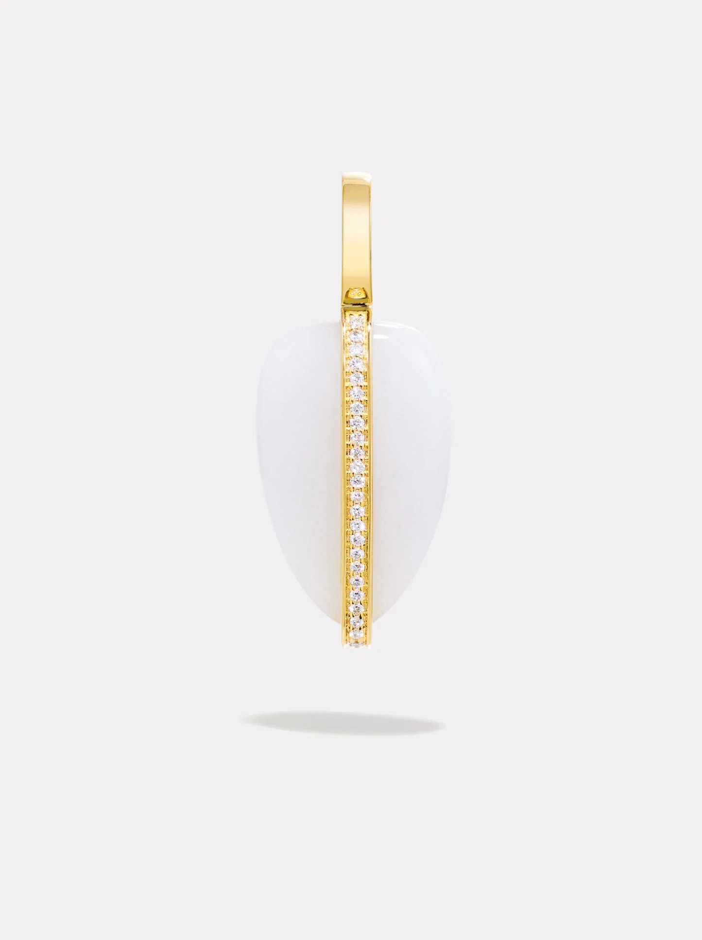 Image of Small Diamond Pebble | White Jasper