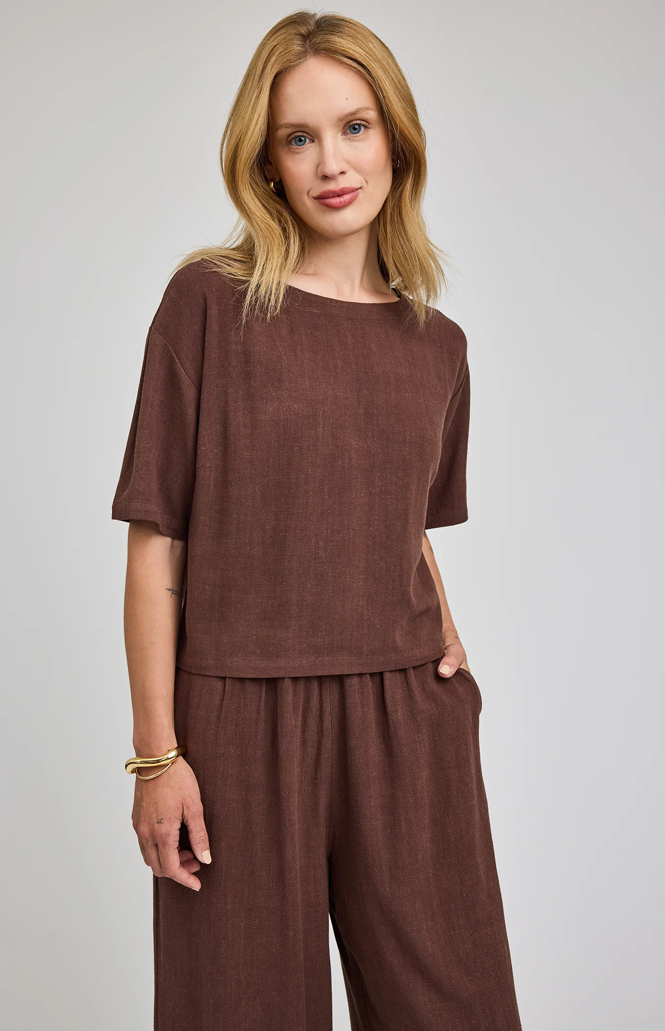 Image of Gemini Linen Top
