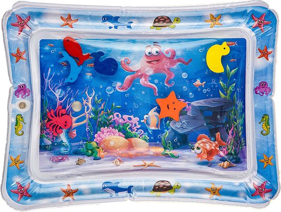 Image of Frummel Waterspeelmat Baby – Watermat – Speelkleed – Opblaasbaar – Waterspeelgoed Baby - Kraamcadeau - Octopus