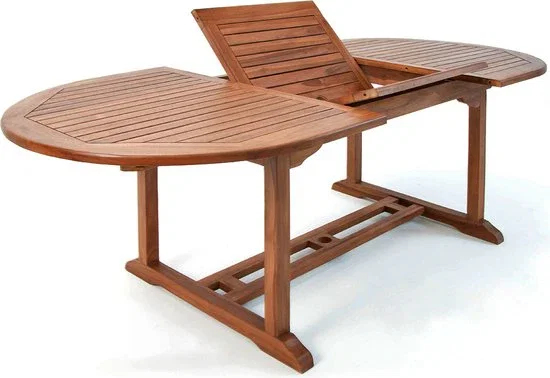 Image of Casaria Tuintafel - FSC®-gecertificeerd Eucalyptushout - Bruin