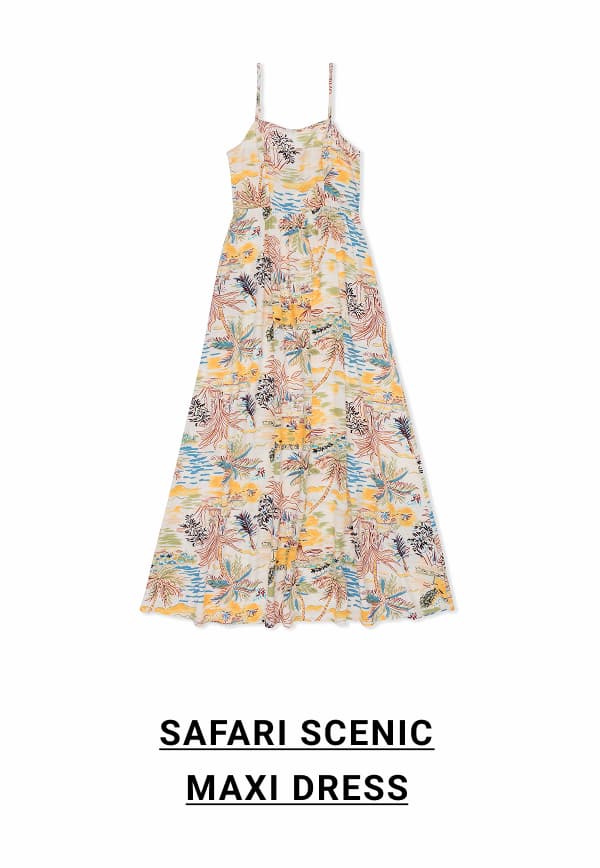 Safari Scenic Maxi Dress