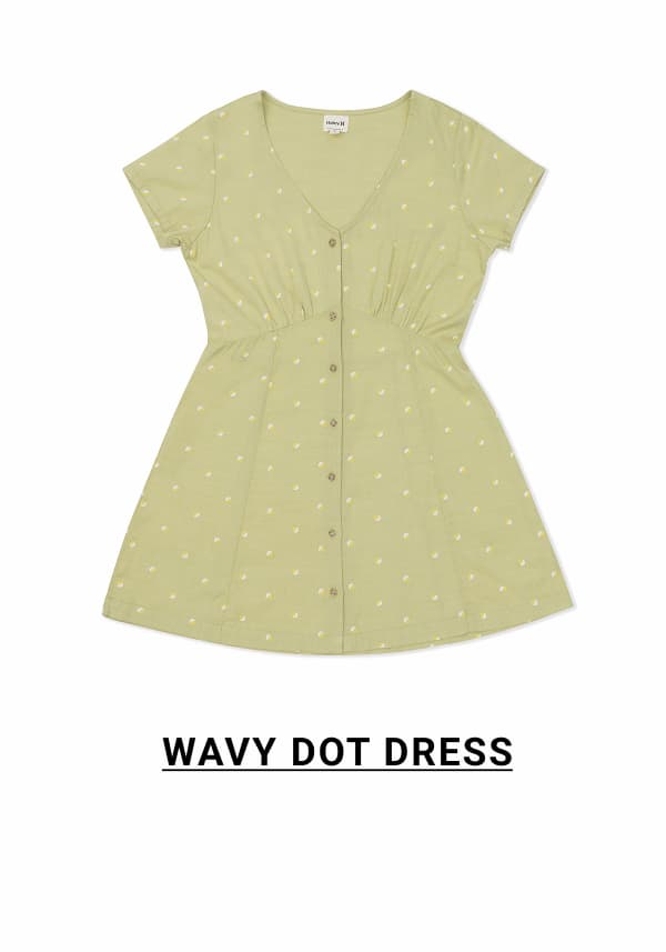 Wavy Dot Dress