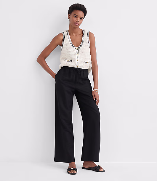 Sawyer Pull On Pants in Linen Blend