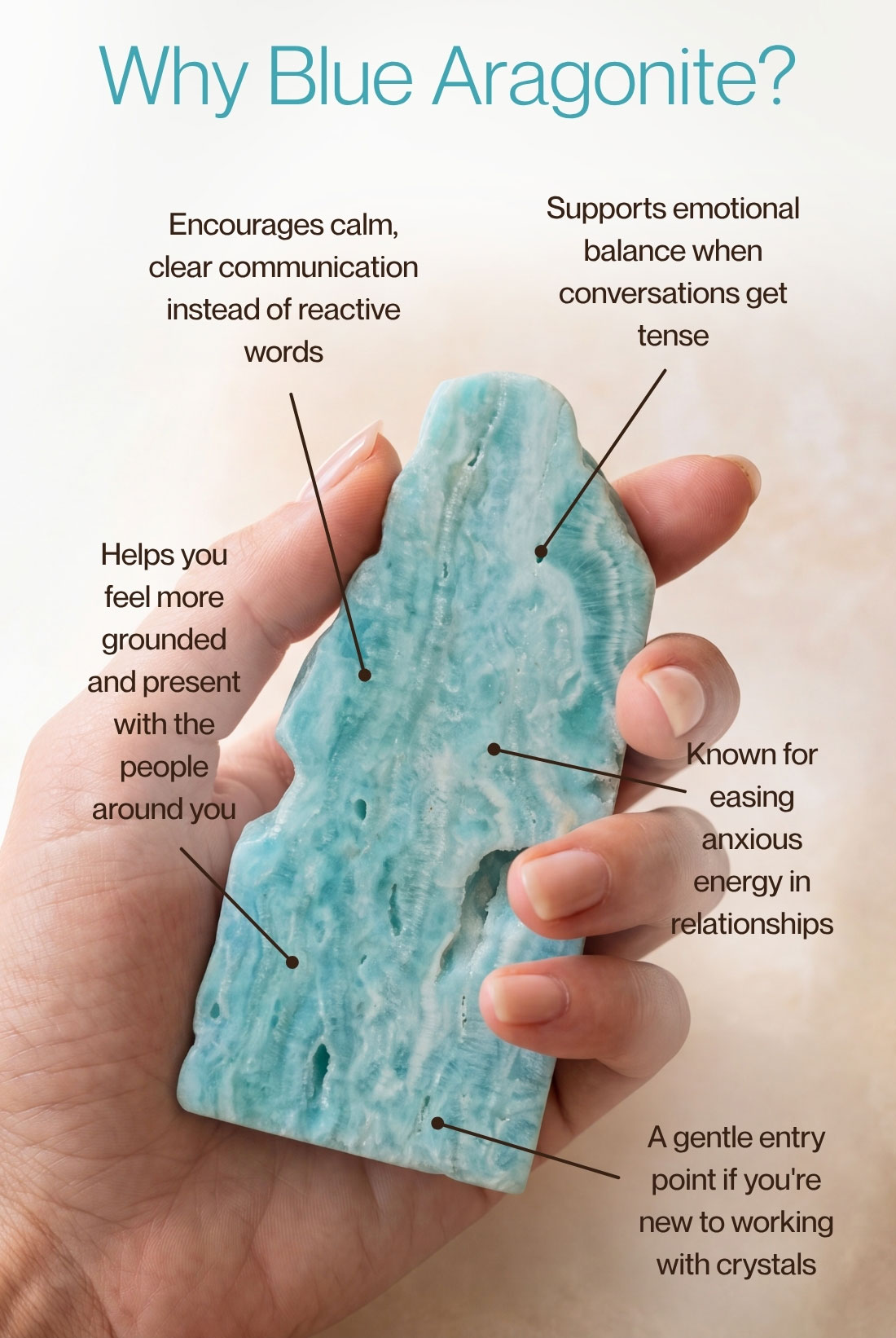 Why Blue Aragonite?